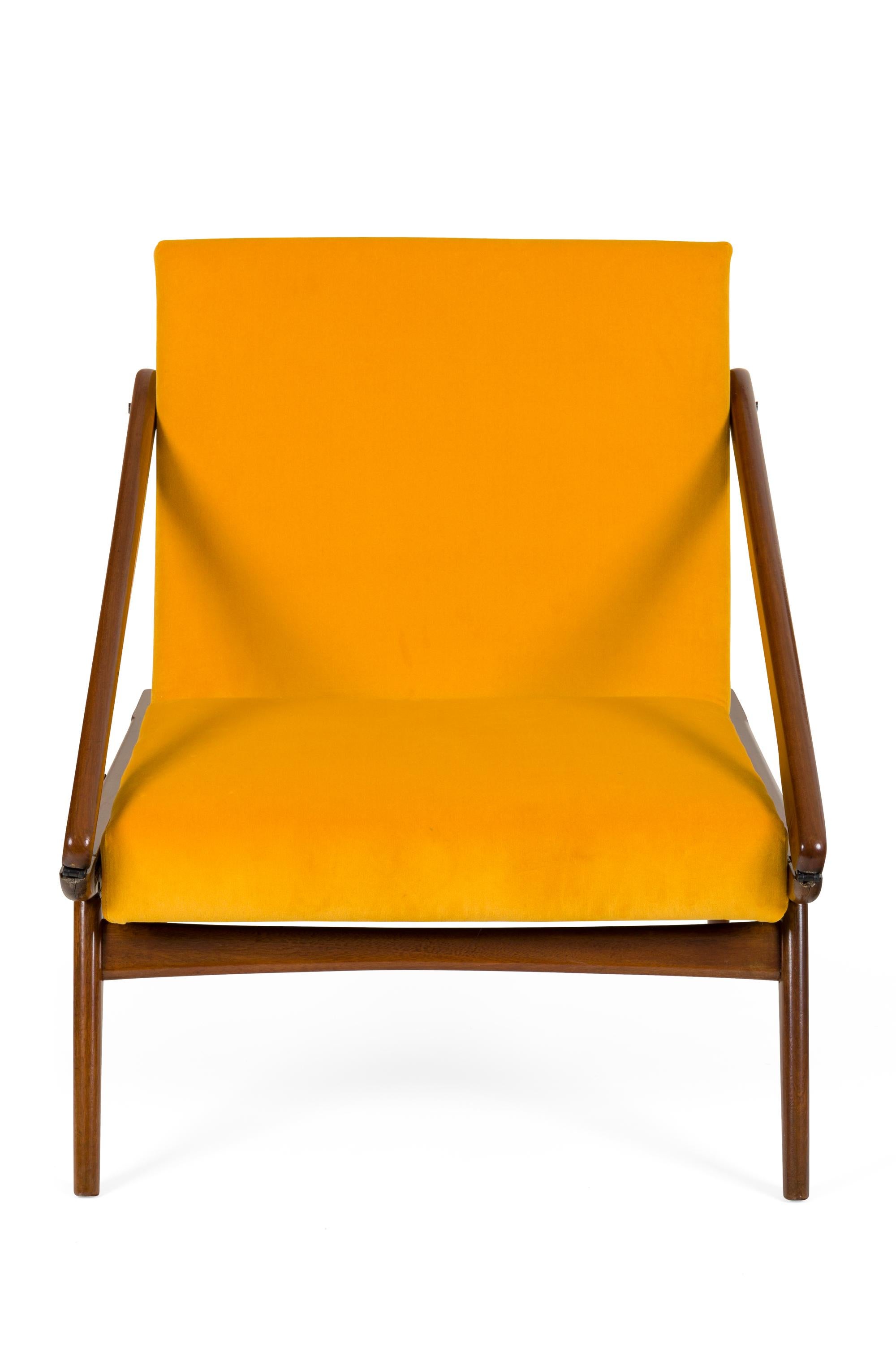 Mid-Century Modern Adjustable Armchairs by Ejvind Johansson, Denmark 1950s