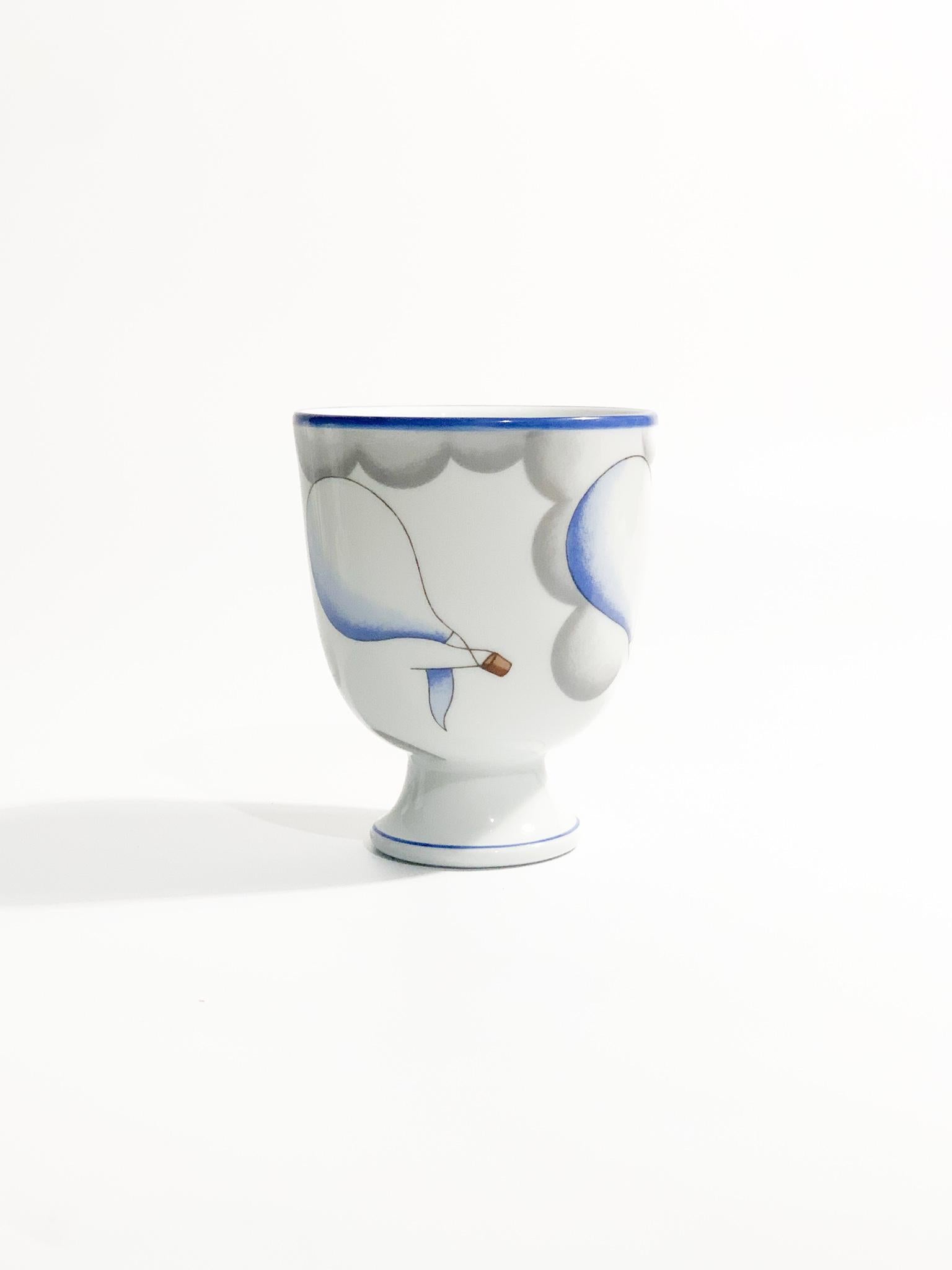 Porcelain Gio Ponti Alato Collection Bowl Re-edition by RICHARD GINORI