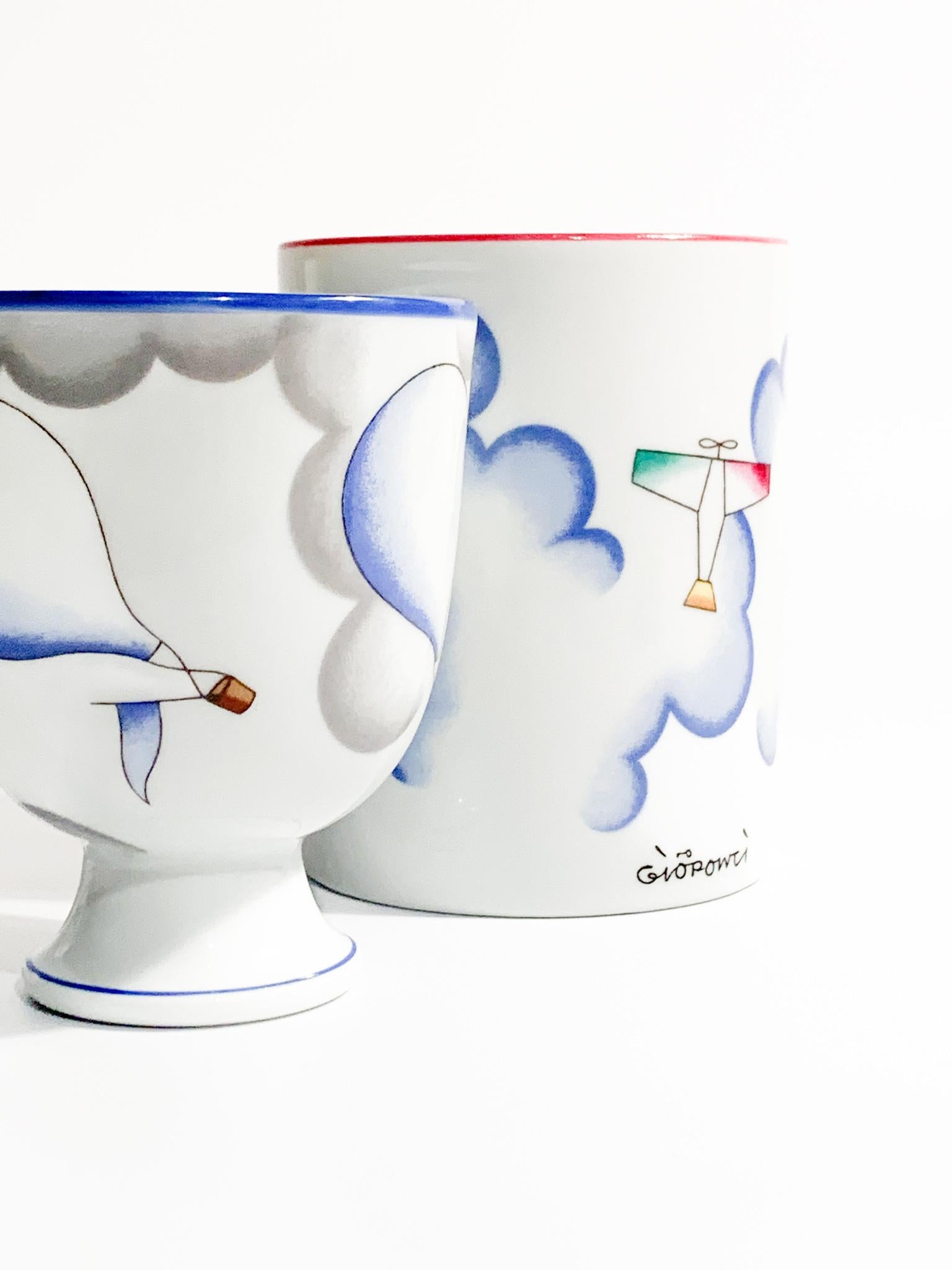 Gio Ponti Alato Collection Vase Re-edition by Richard Ginori 3