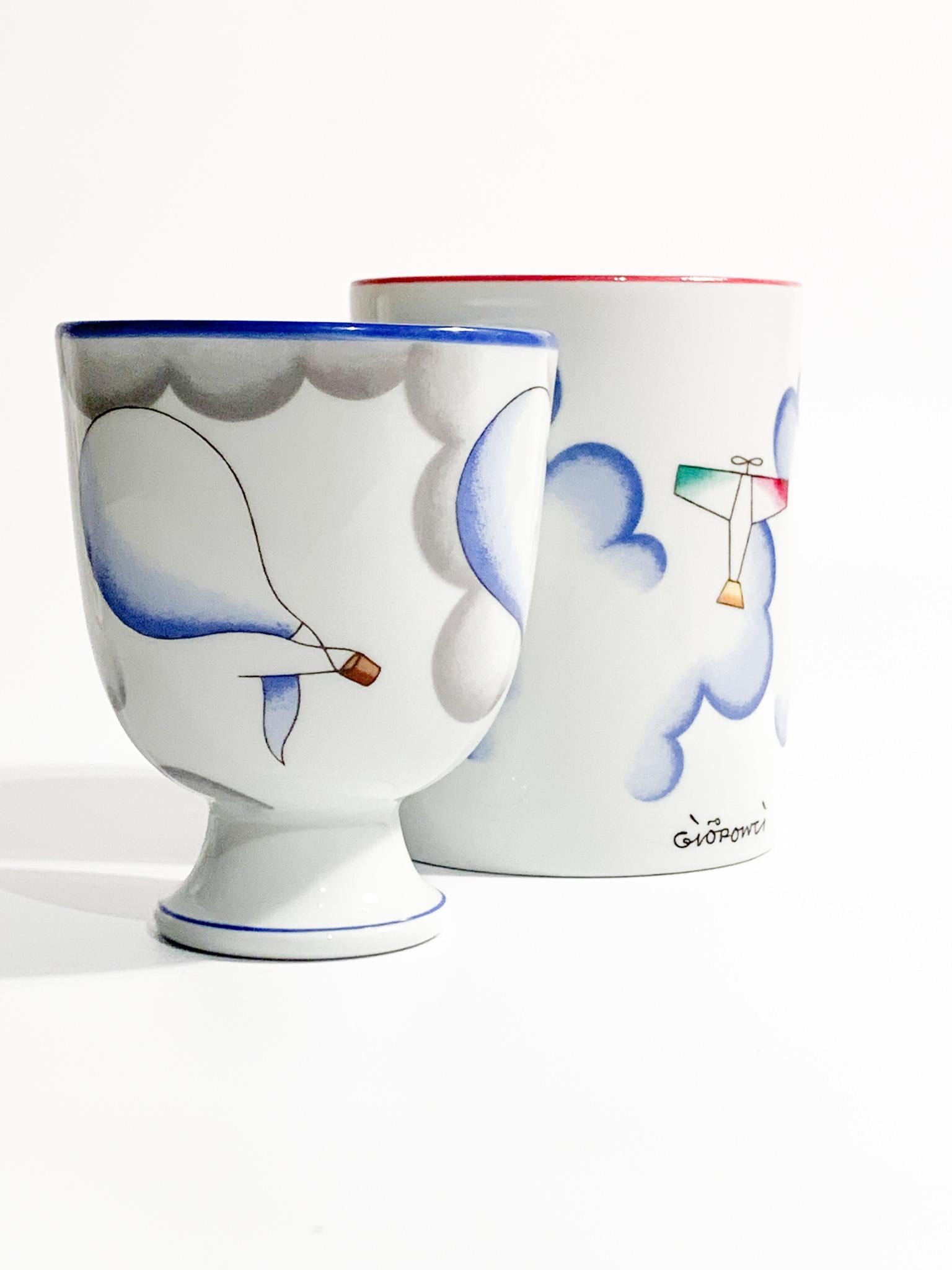 Gio Ponti Alato Collection Vase Re-edition by Richard Ginori 4