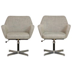 Gio Ponti & Alberto Roselli for Arflex, Pair of "Airone" Model Office Chairs