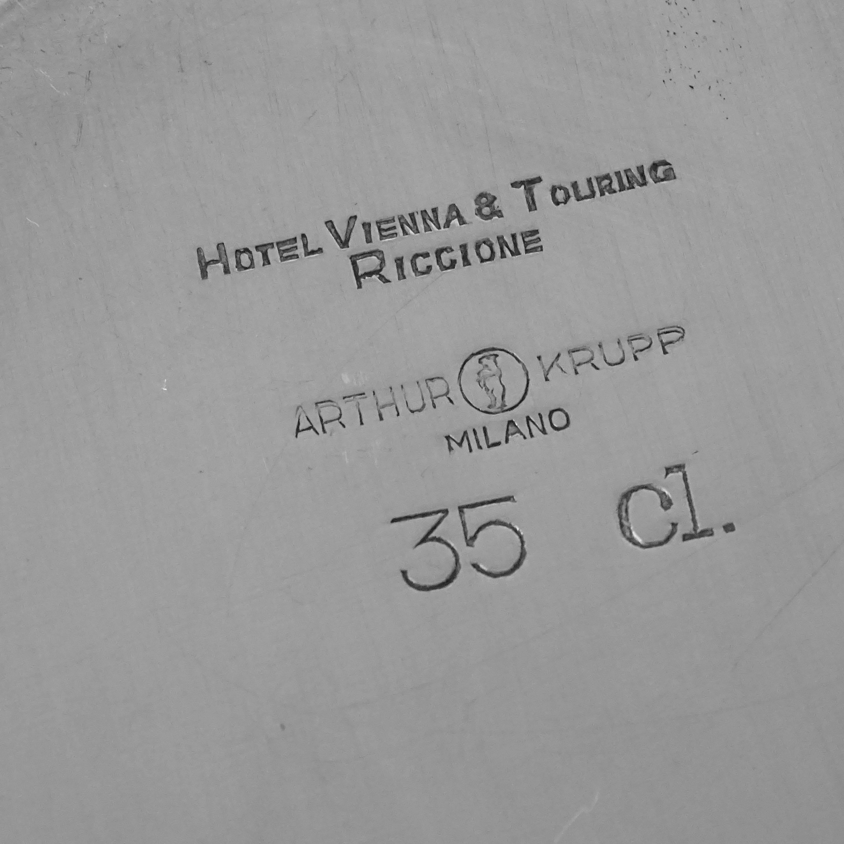 Gio Ponti Alpaca-Couchtisch aus Alpaka für die sechste Triennale, Italien, 1930er Jahre im Angebot 1