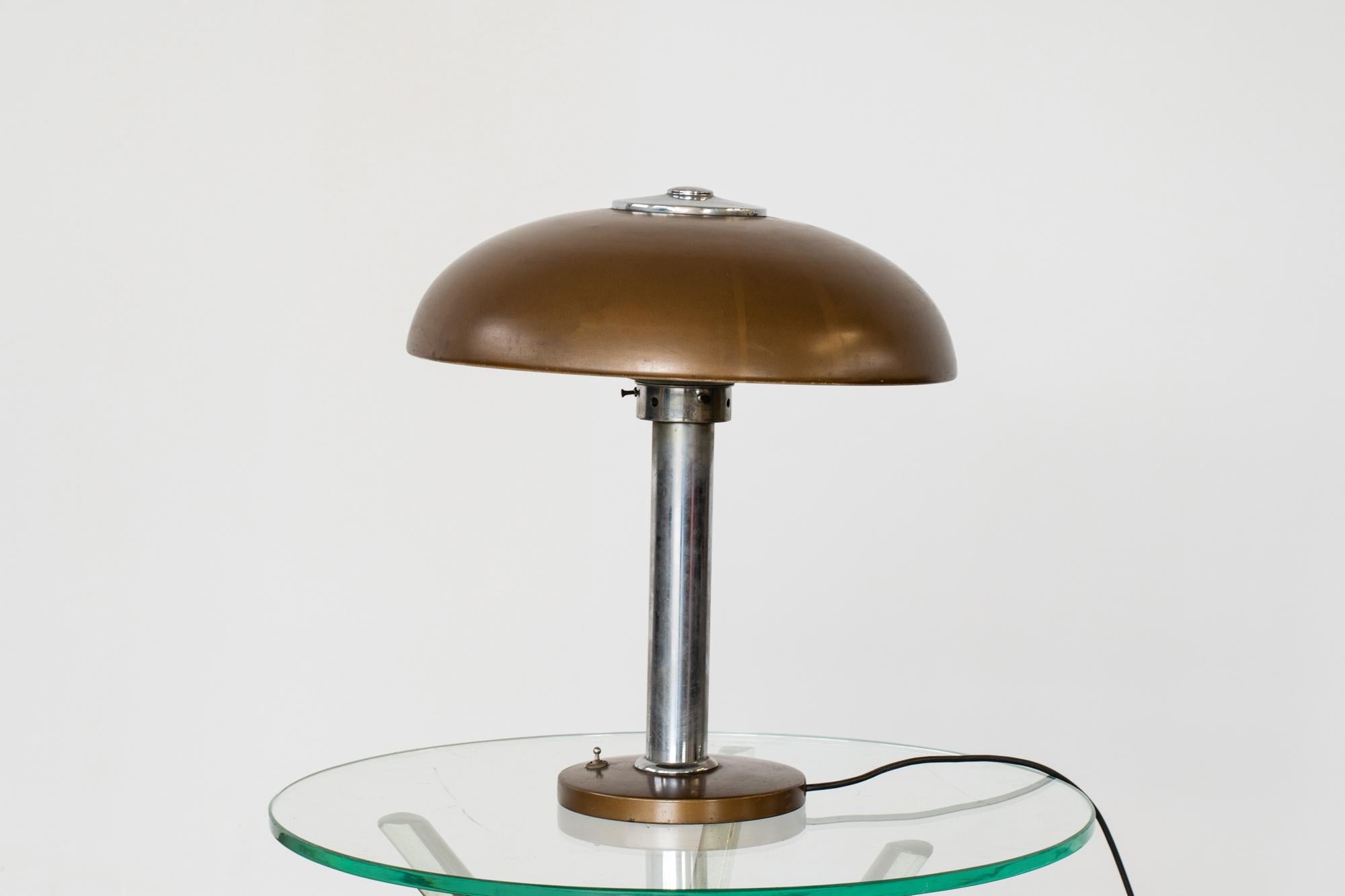 Aluminum Gio Ponti Aluminium Table Lamp by Pollice, Mid-Century Modern, 1940s Italy