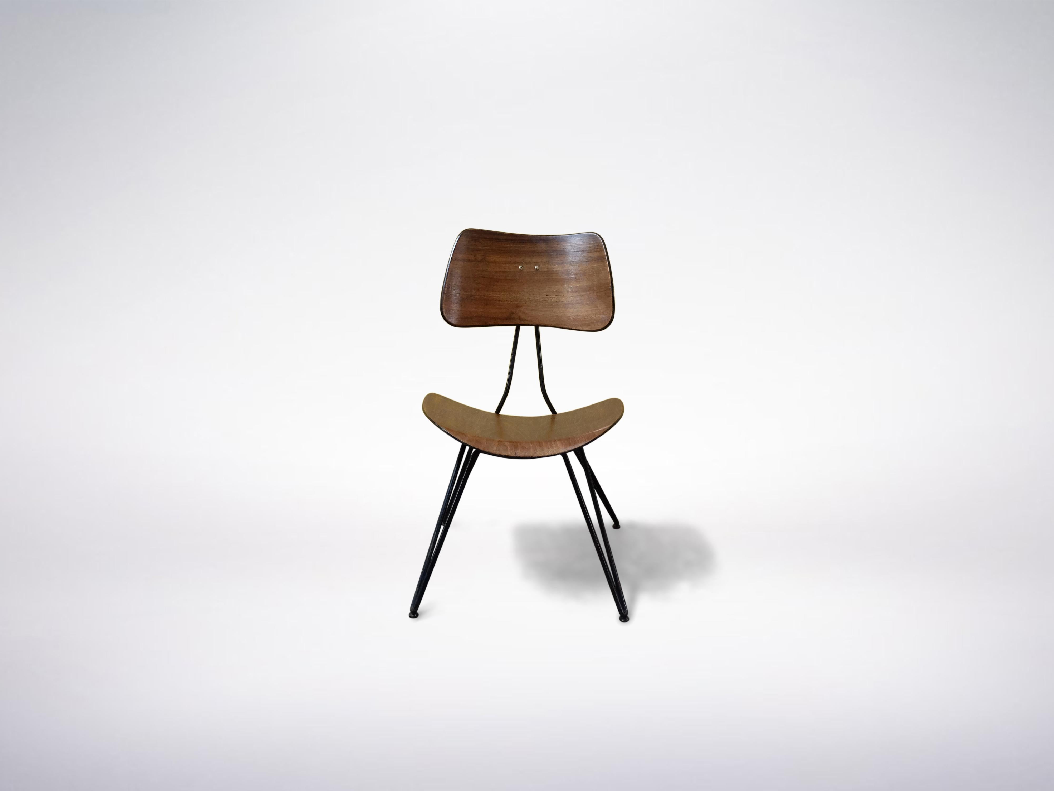italien Gio Ponti et Gastone Rinaldi pour RIMA, ensemble de 2 chaises en bois modèle DU10, 1951 en vente