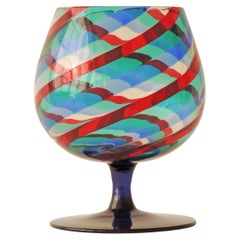 Gio Ponti et Paolo Venini A Canne Morandiane Series Glass pour Venini, 1955