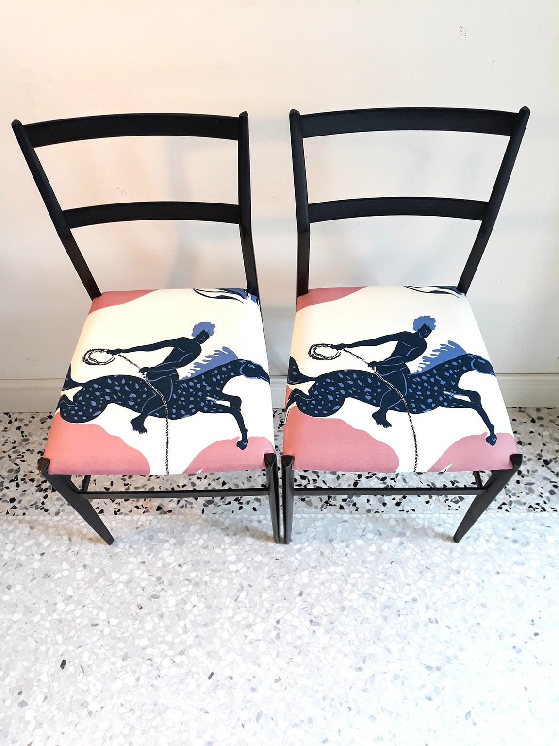 Gio Ponti and Vincent Darré Pair of 