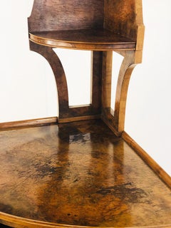Gio Ponti Angular Cabinet Walnut Art Deco Execution Paolo Lietti, Cantù of 1925