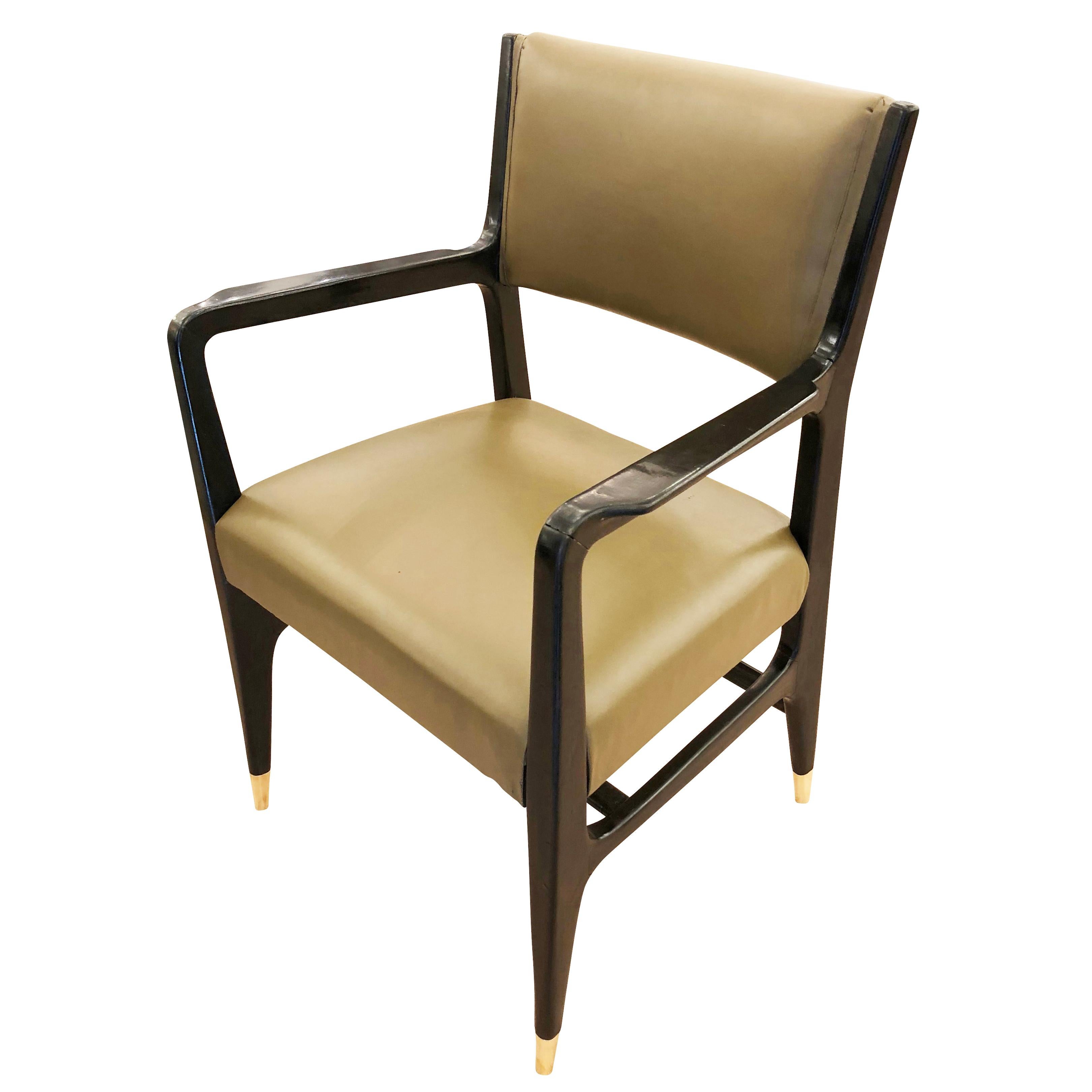 Gio Ponti Armchair for Cassina, Italy, 1950s In Good Condition For Sale In New York, NY