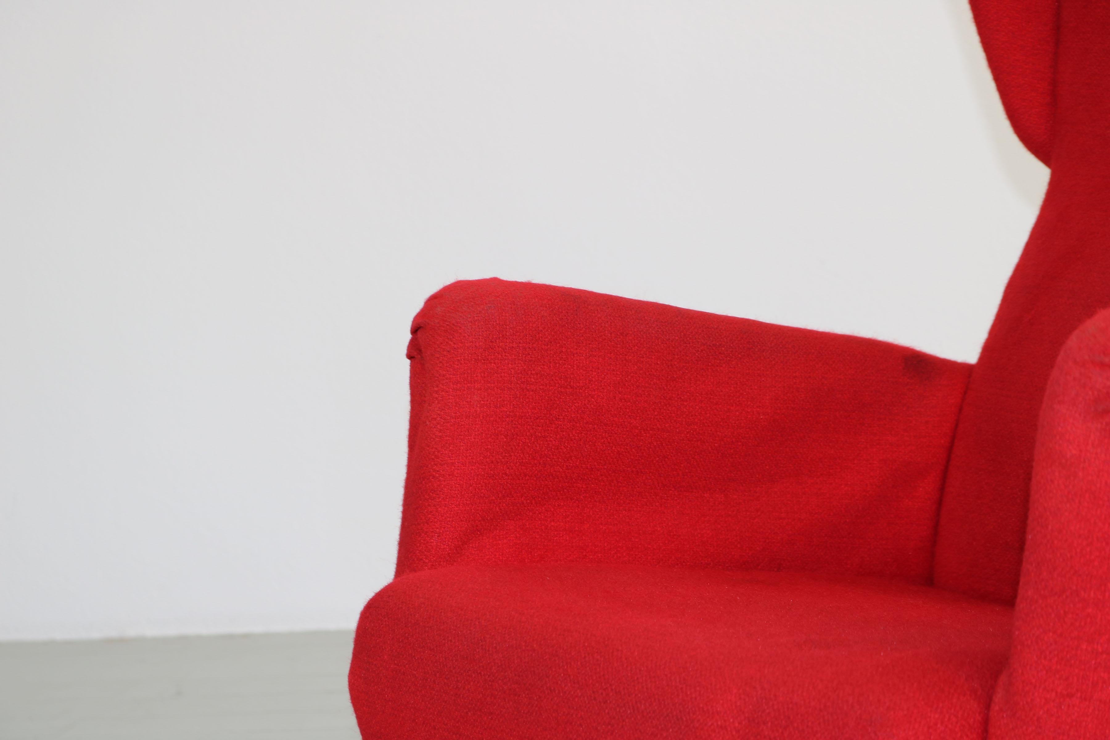 Gio Ponti armchair for Cassina. Mod. ‘820’, Italy 1950, Hotel Royal, Naples. For Sale 8
