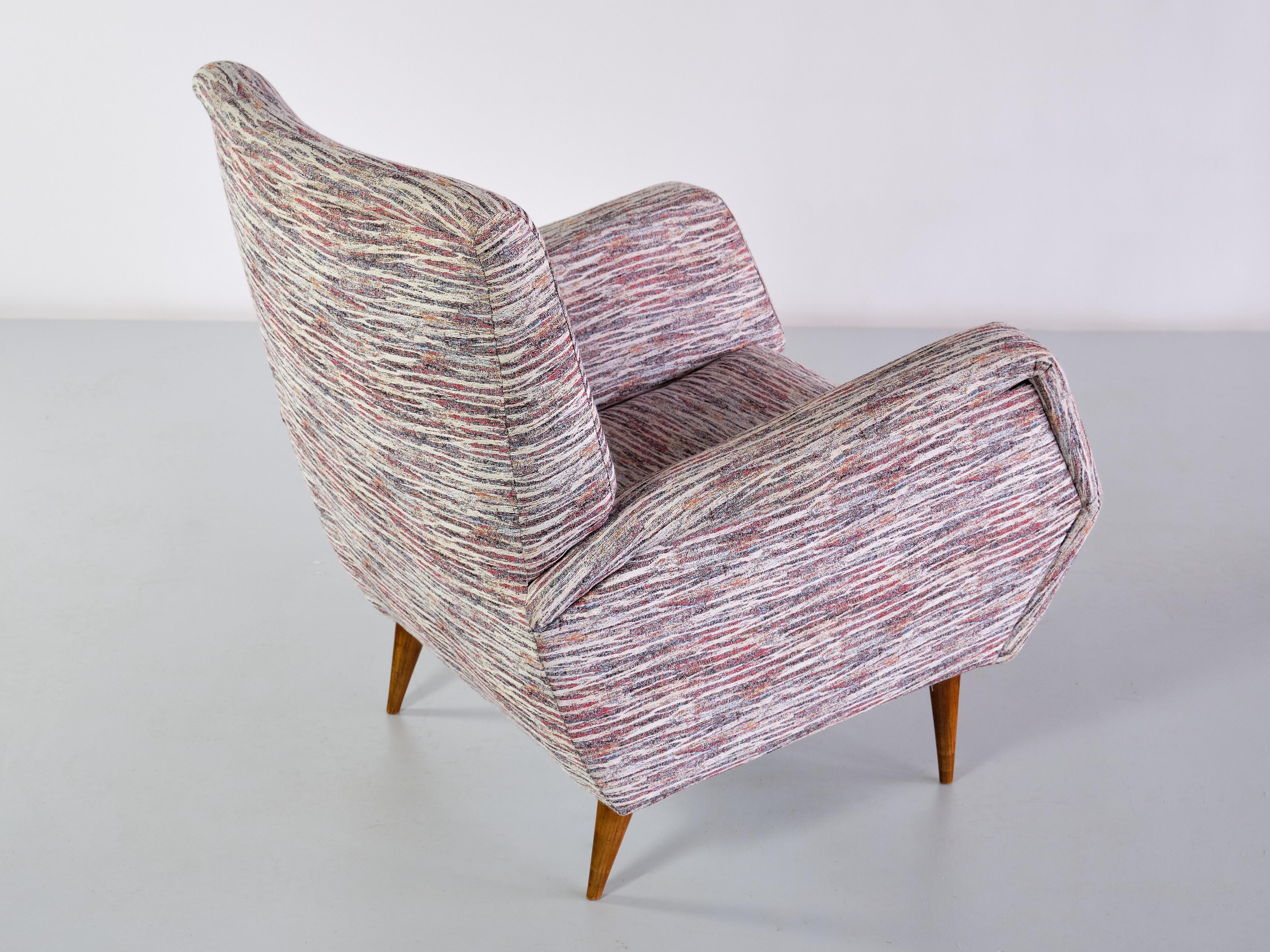 Gio Ponti Armchair, Model 803 by Cassina, Italy, 1954 For Sale 3