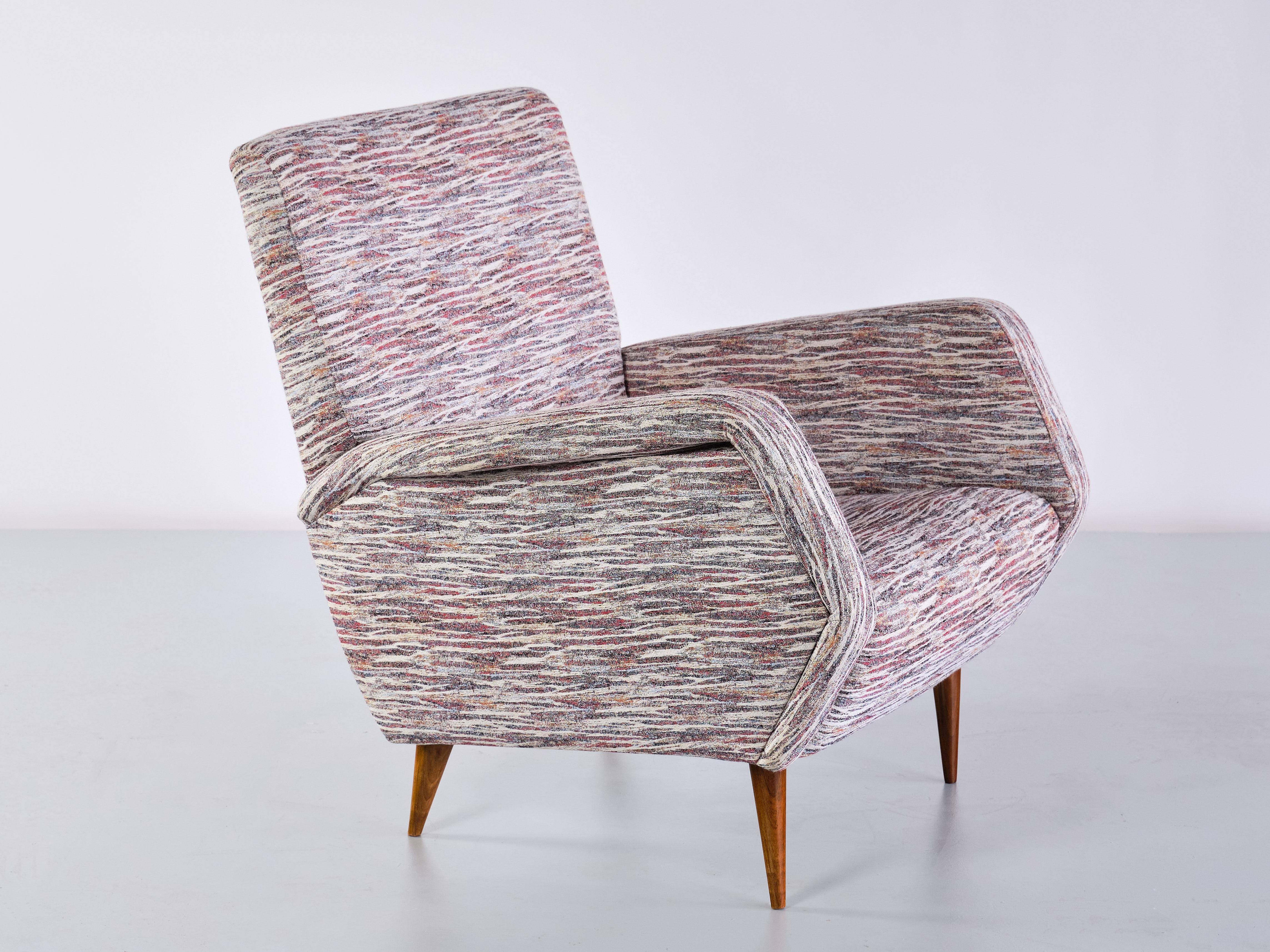 Gio Ponti Armchair, Model 803 by Cassina, Italy, 1954 For Sale 9