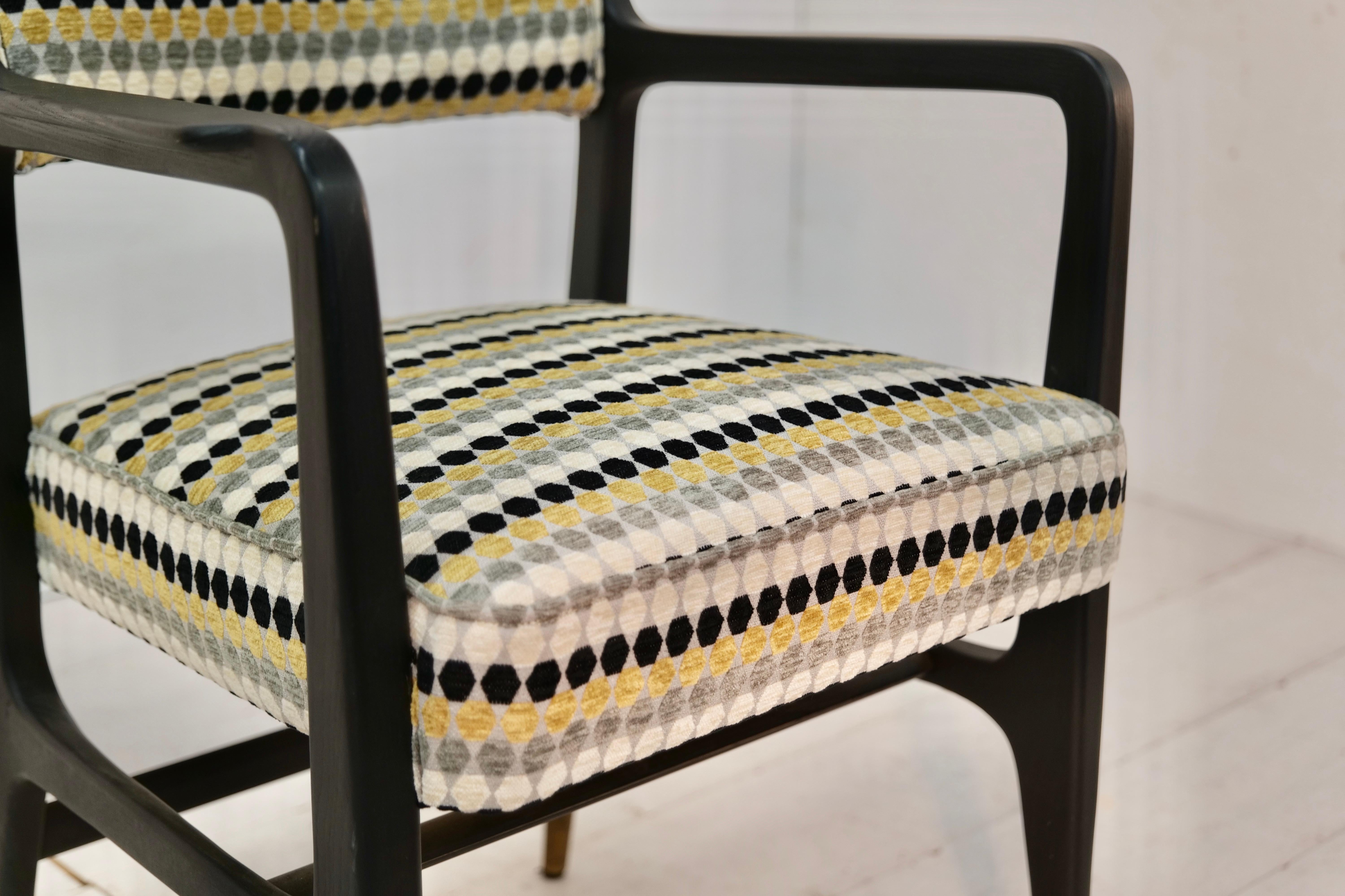 Fauteuils Gio Ponti, n°10 de Cassina. Italie 1950 Mod. 1602. en vente 4