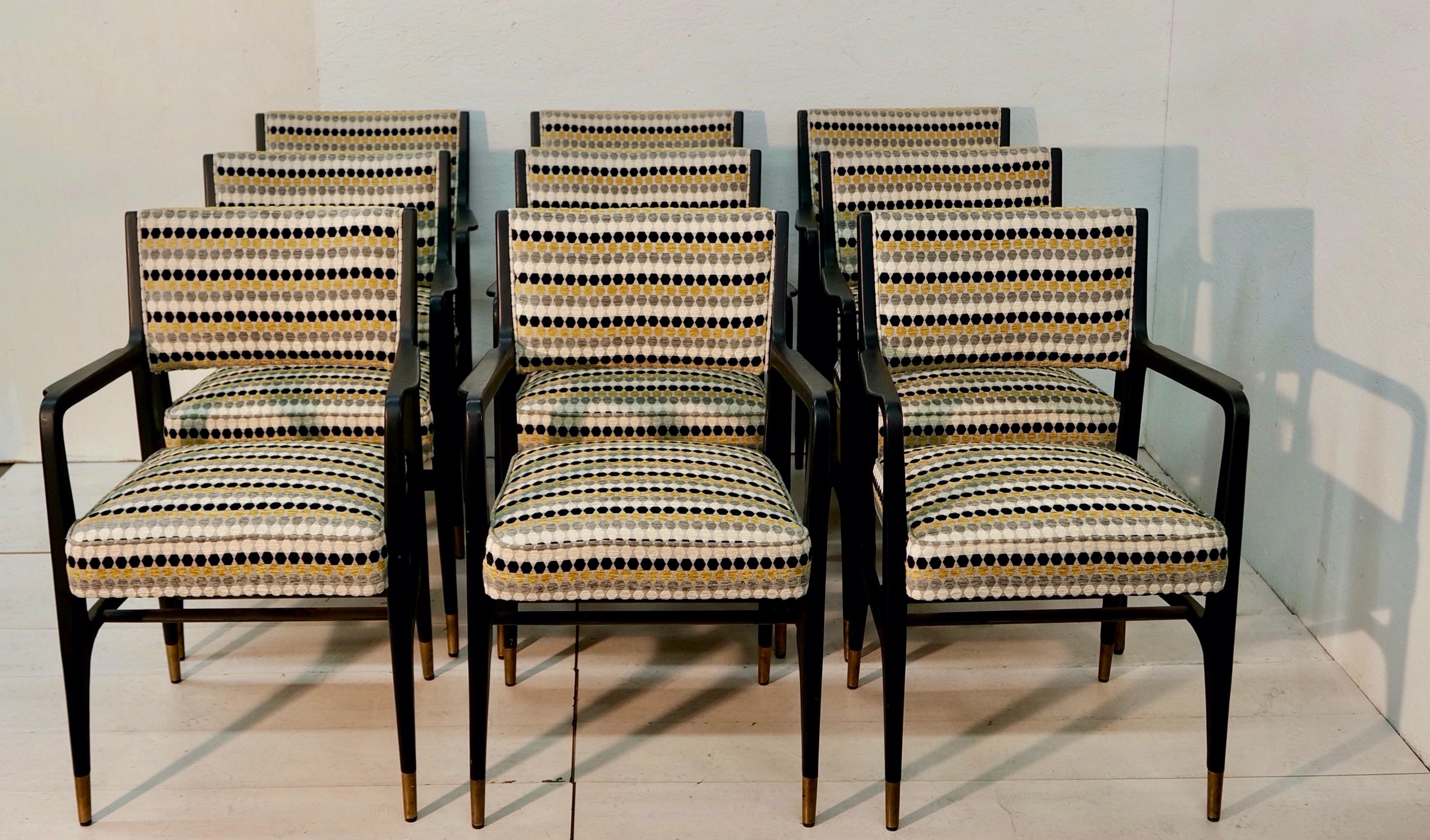 italien Fauteuils Gio Ponti, n°10 de Cassina. Italie 1950 Mod. 1602. en vente