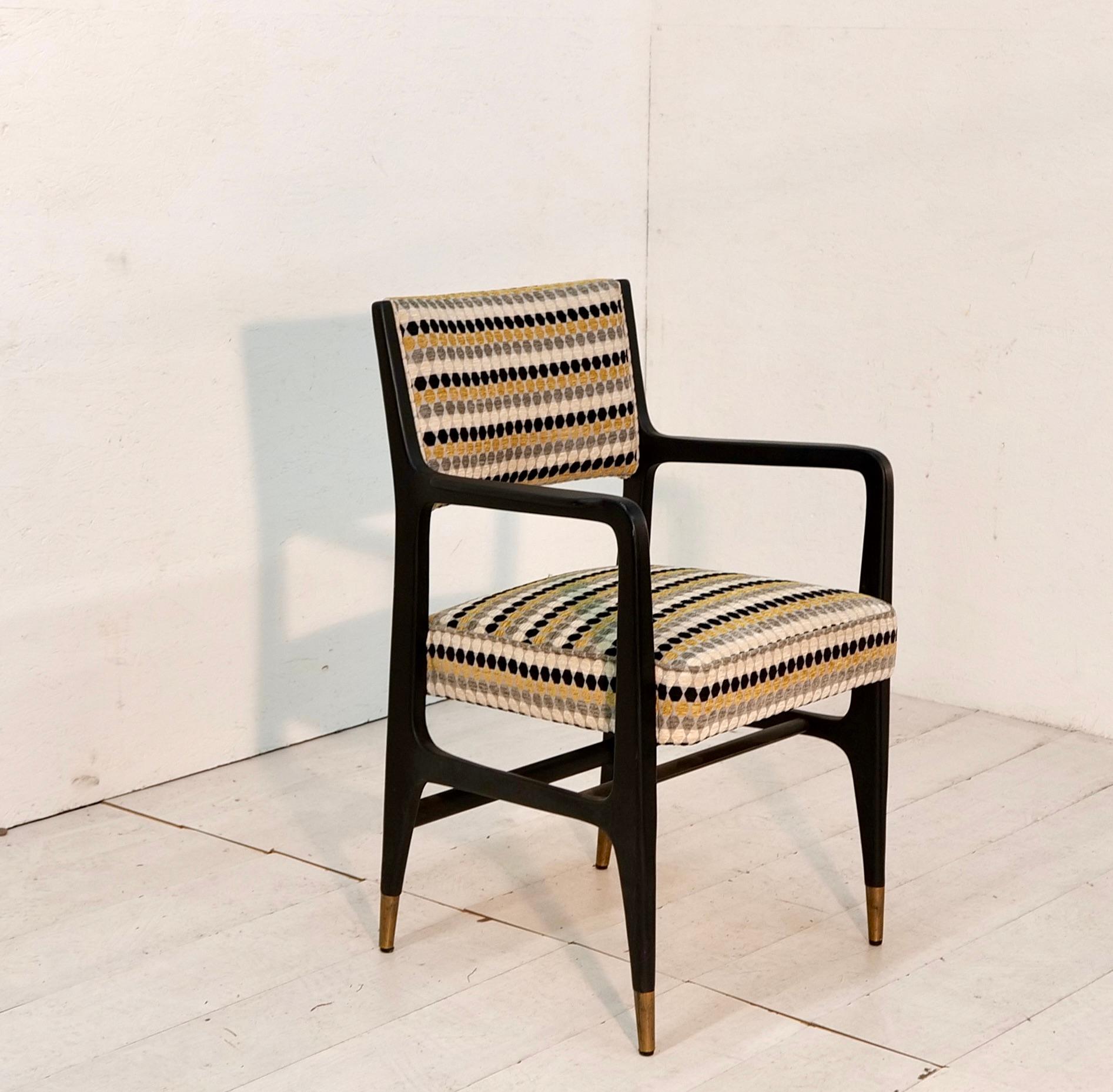 Fauteuils Gio Ponti, n°10 de Cassina. Italie 1950 Mod. 1602. en vente 1