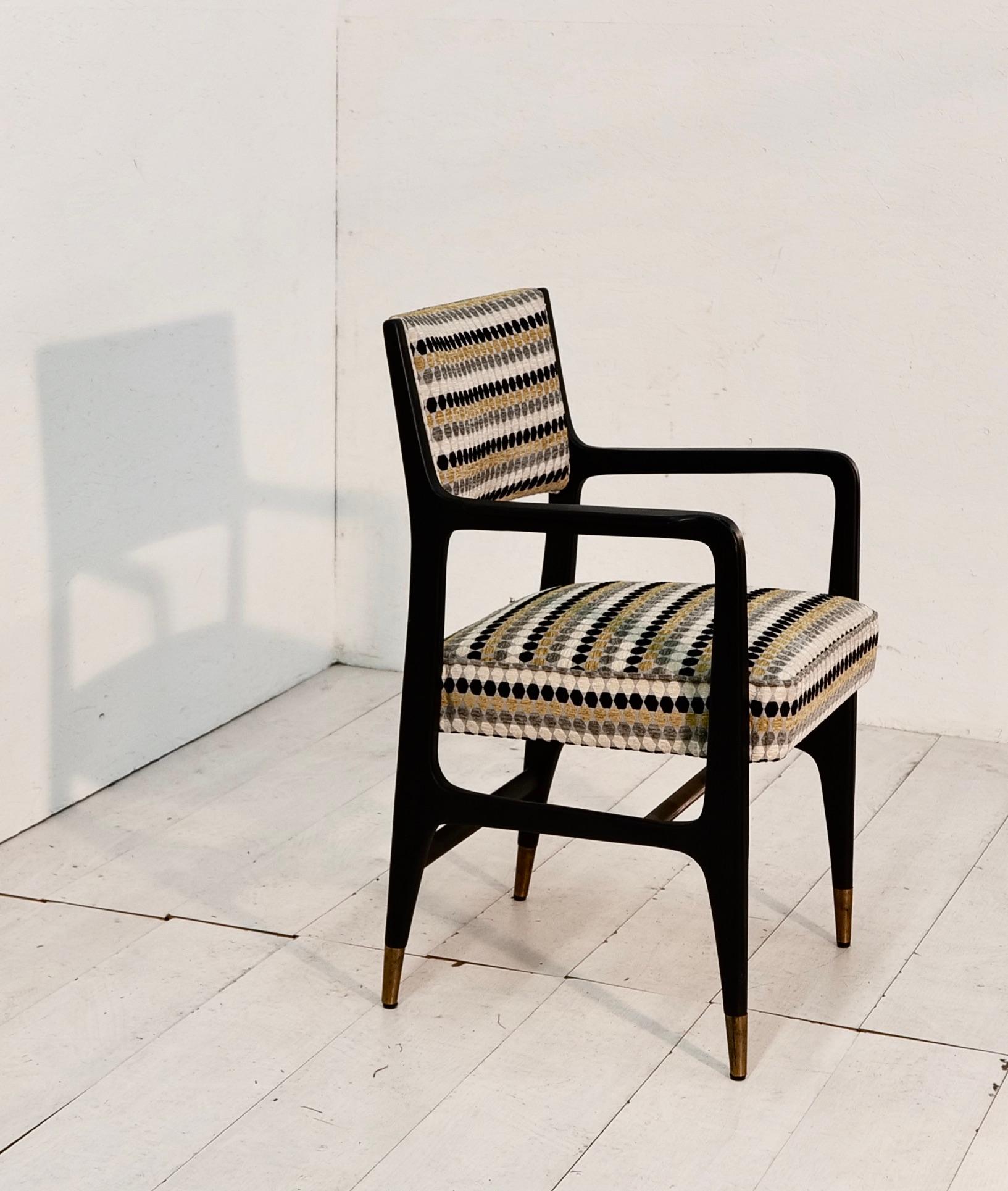 Fauteuils Gio Ponti, n°10 de Cassina. Italie 1950 Mod. 1602. en vente 2