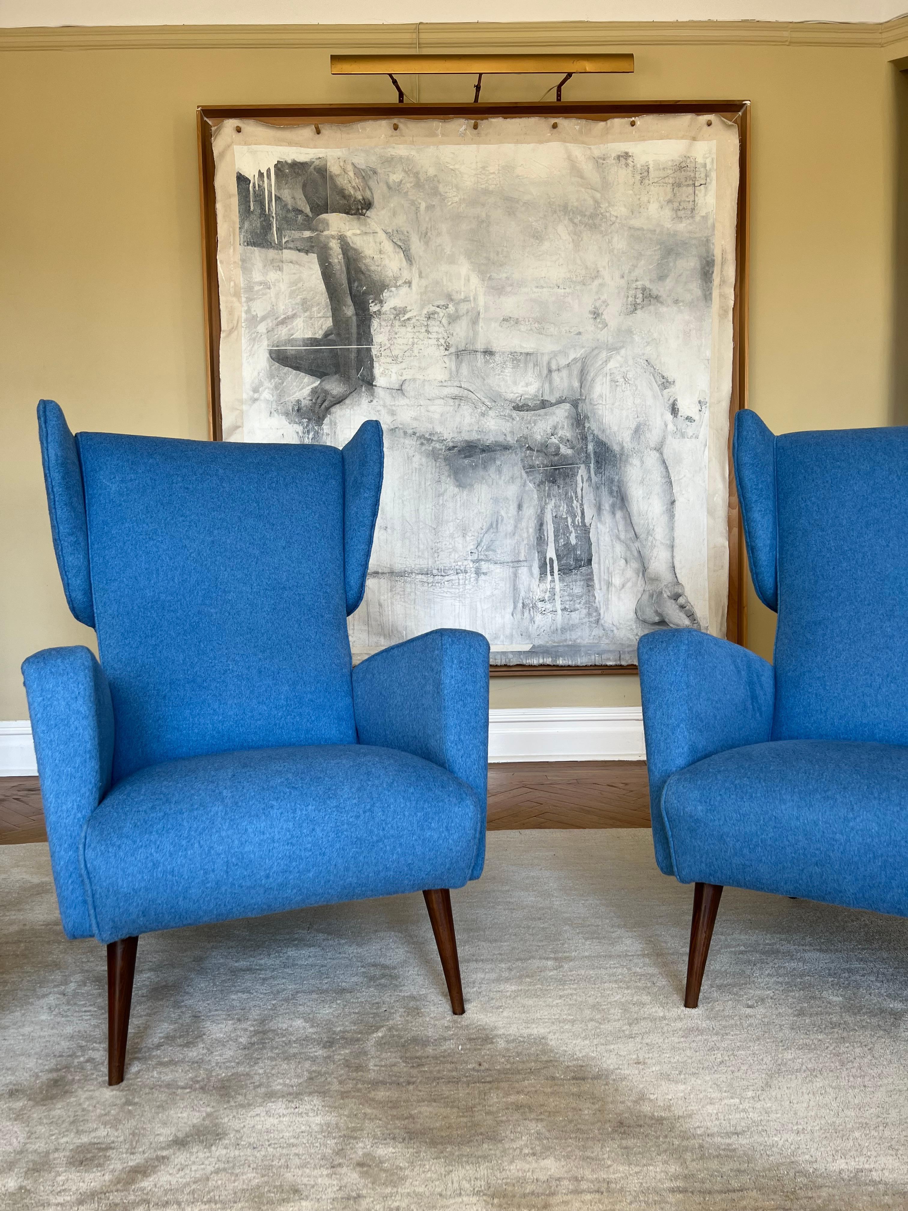 Gio Ponti Armchairs for Hotel Royal by Dassi For Sale 3