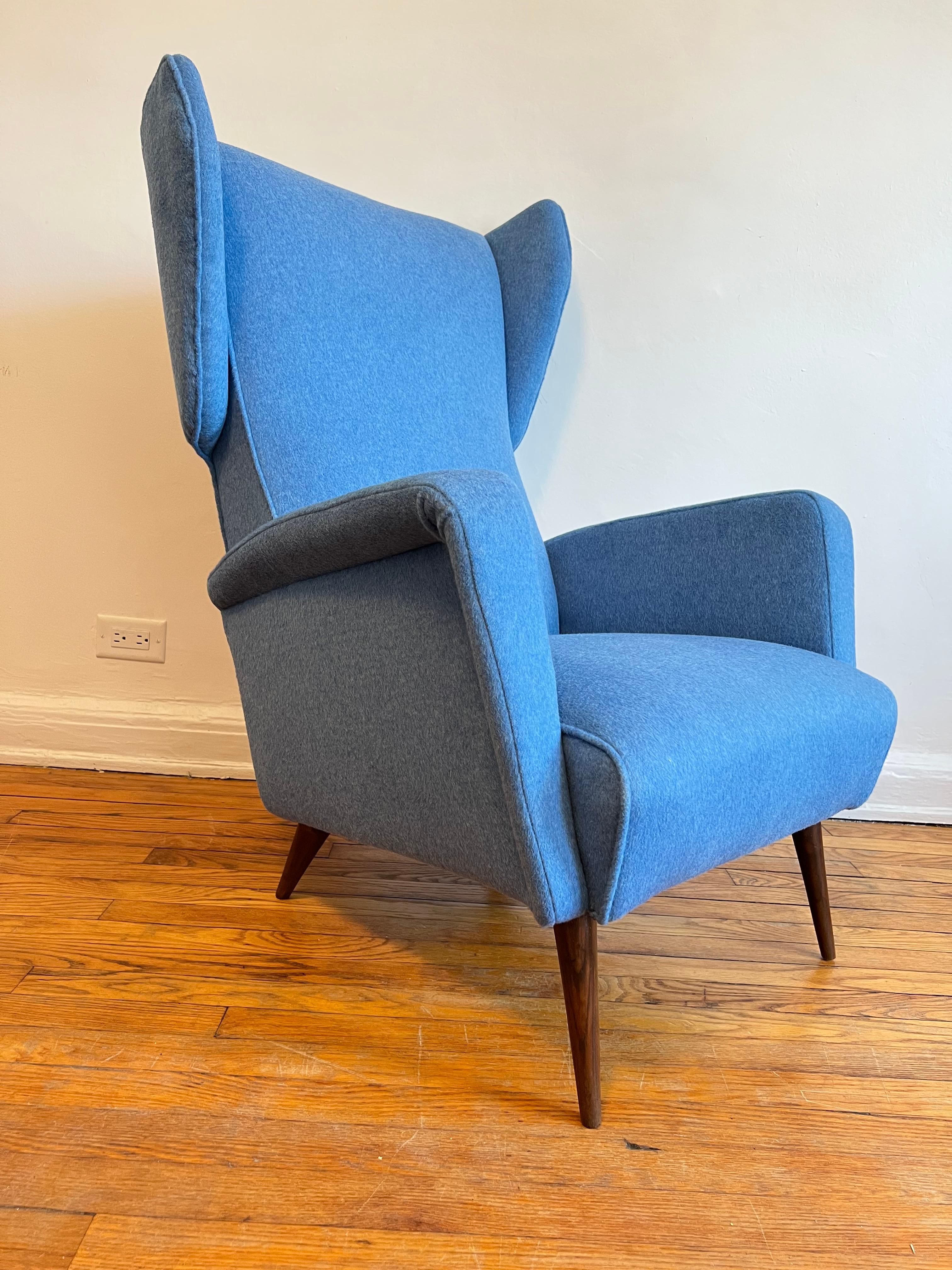 Mid-20th Century Gio Ponti Armchairs for Hotel Royal by Dassi For Sale
