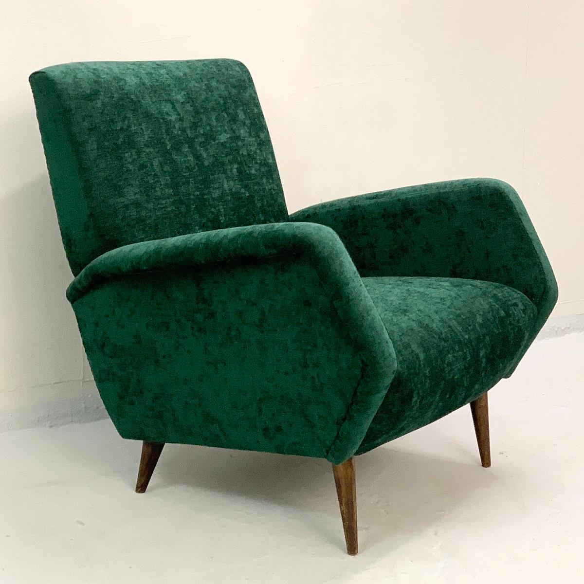 Gio Ponti Armchairs Model 803 for Cassina, Italy, 1954 In Good Condition In Brussels, BE
