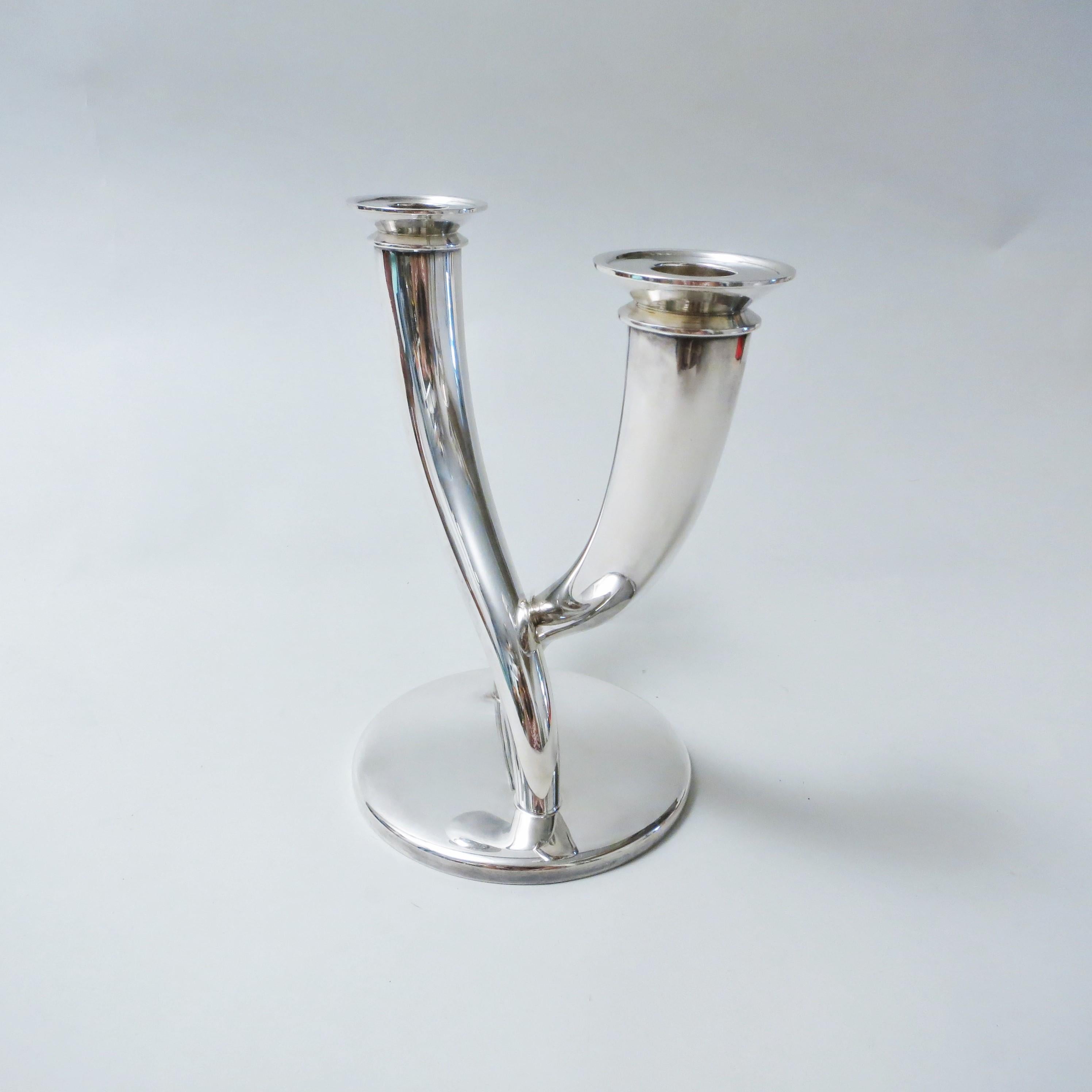 Gio Ponti, Art déco-Kandelaber Christofle (Französisch) im Angebot