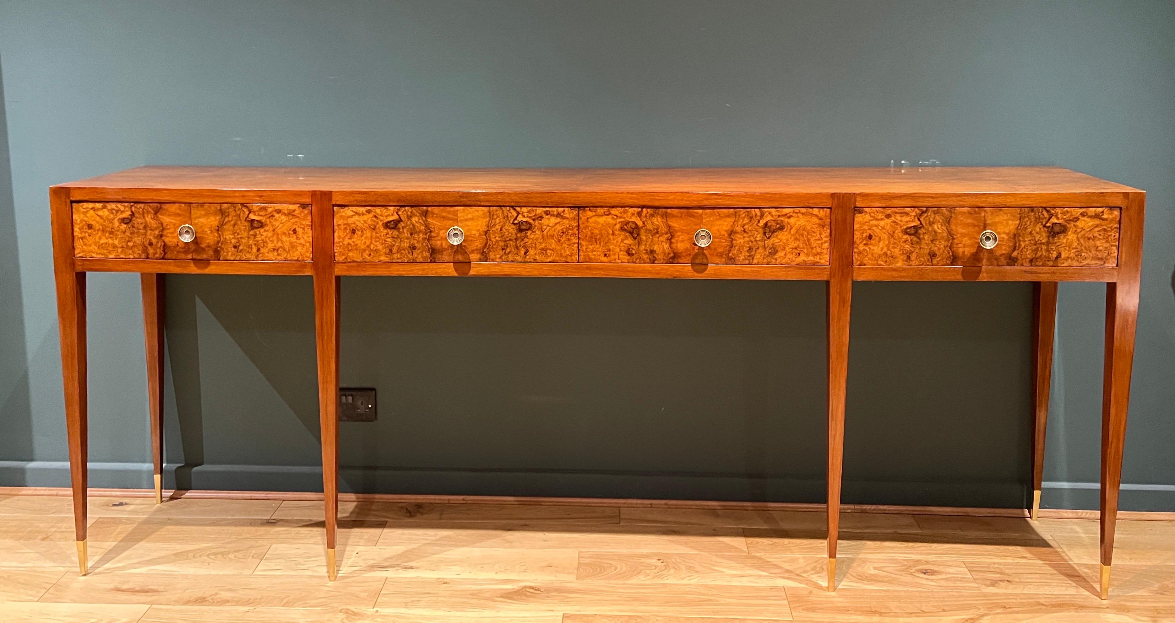 Gio Ponti Att. Large Console Table In Good Condition In London, GB