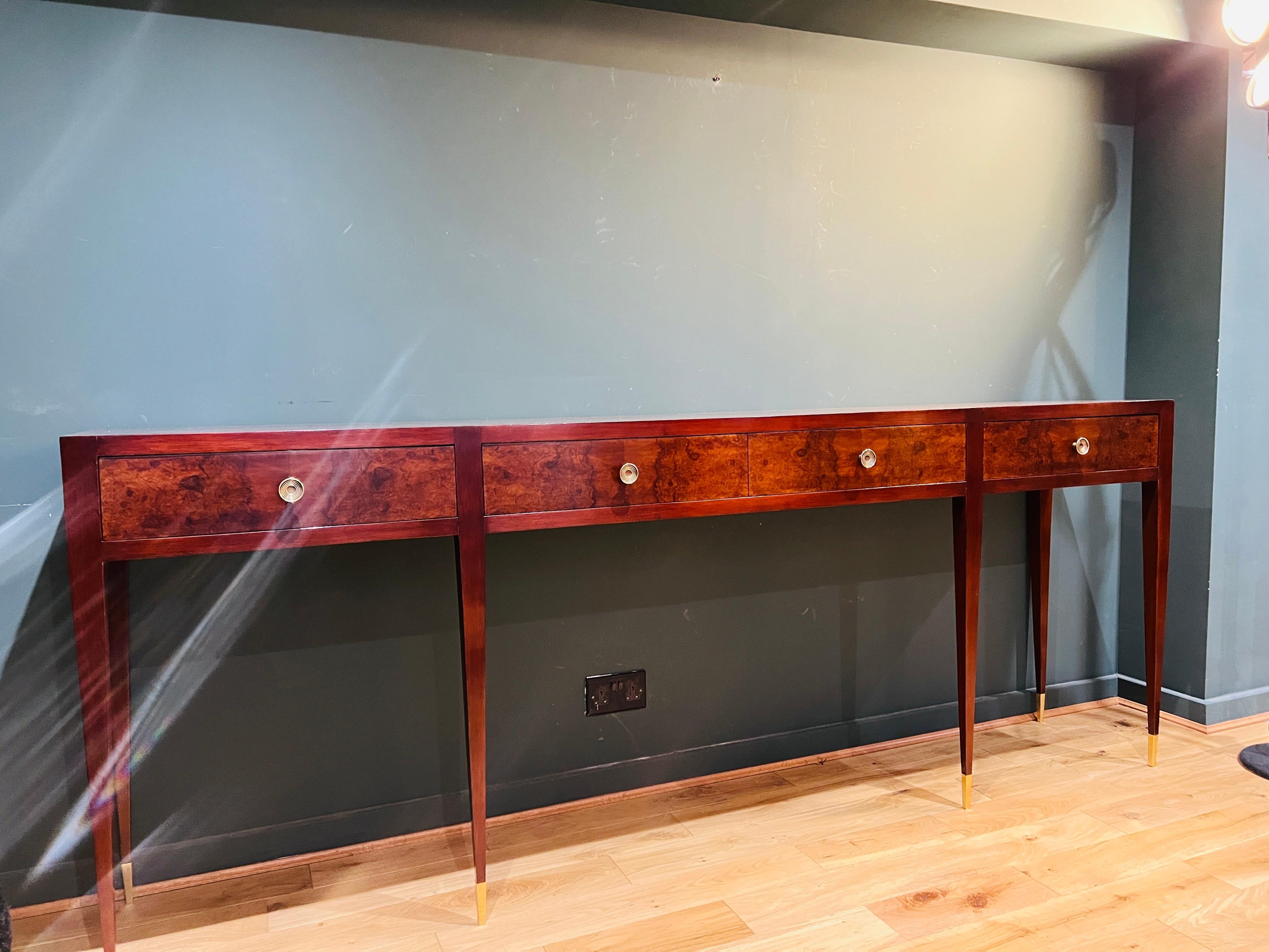 Gio Ponti att. Large console table  In Good Condition In London, GB