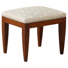 Gio Ponti Att. Walnut Stool, Italy, circa 1940