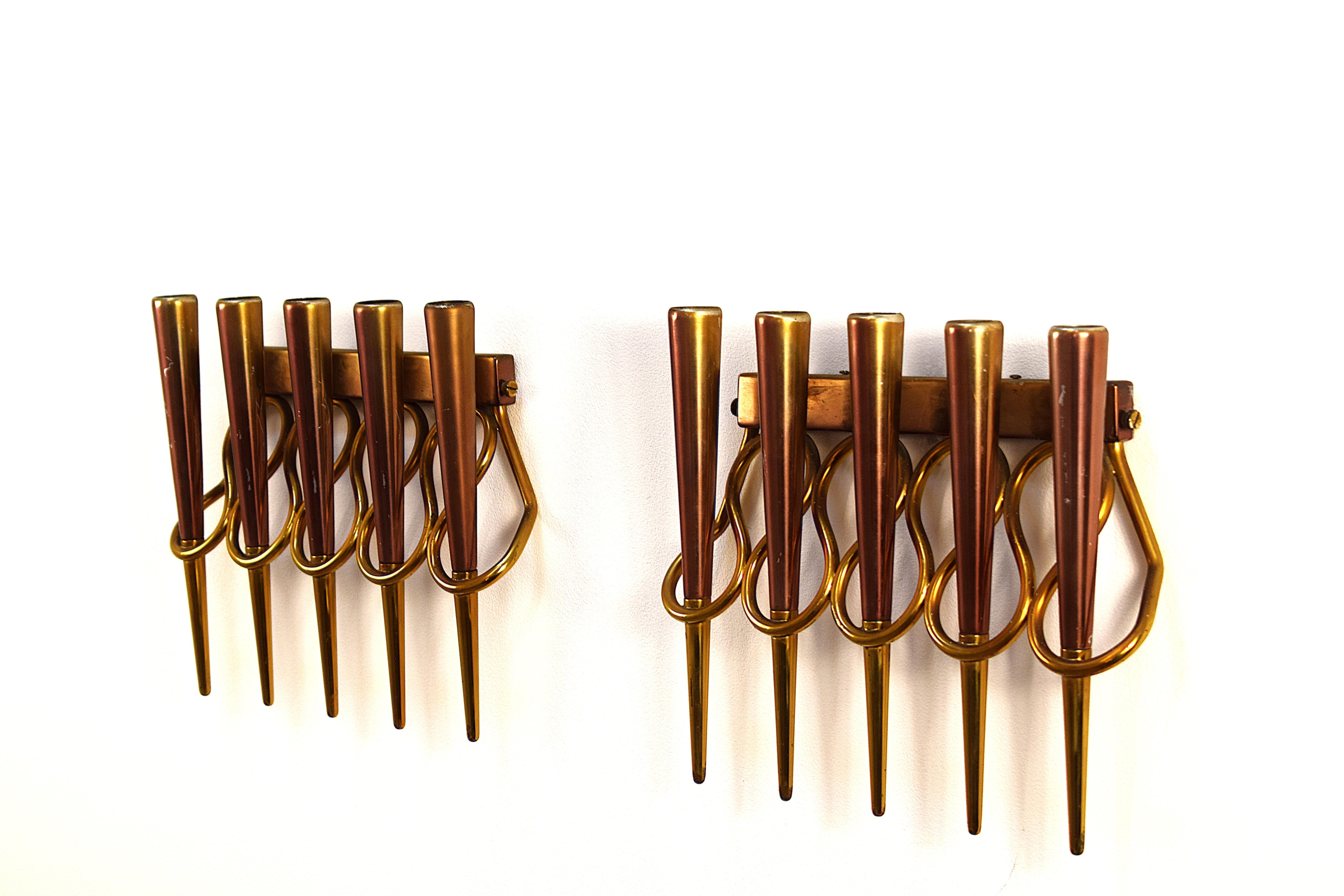 Gio Ponti (attr.) - Coppia Lampade da muro, 1950 en venta 6