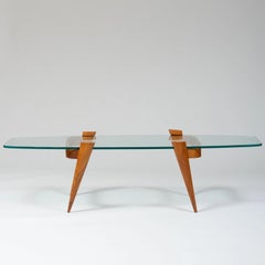 Gio Ponti Attr. Table Basse Sculpturale Italienne