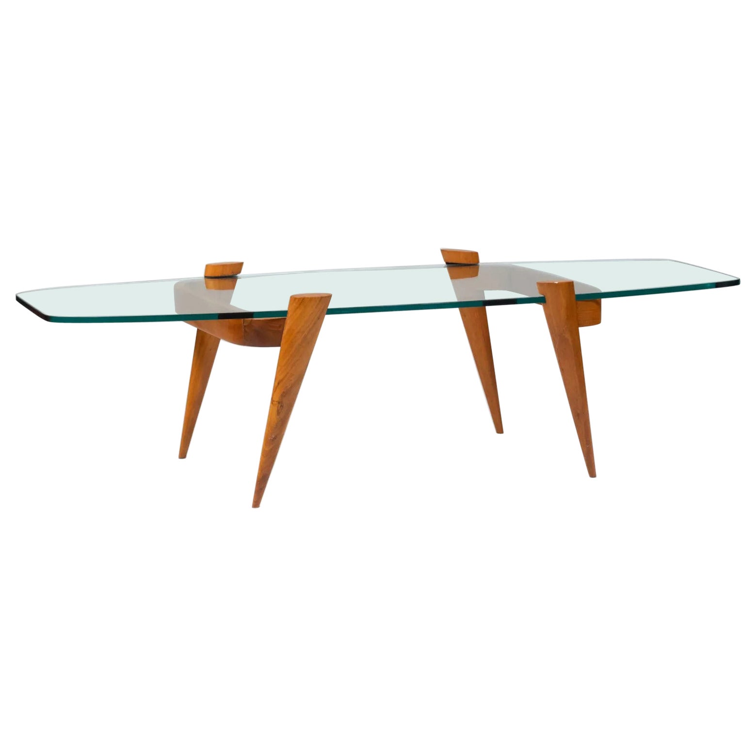 Gio Ponti Attr. Italian Sculptural Coffee Table