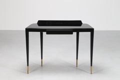 Mid-Century wodden Console in the Style of Gio Ponti, Italy 1950s