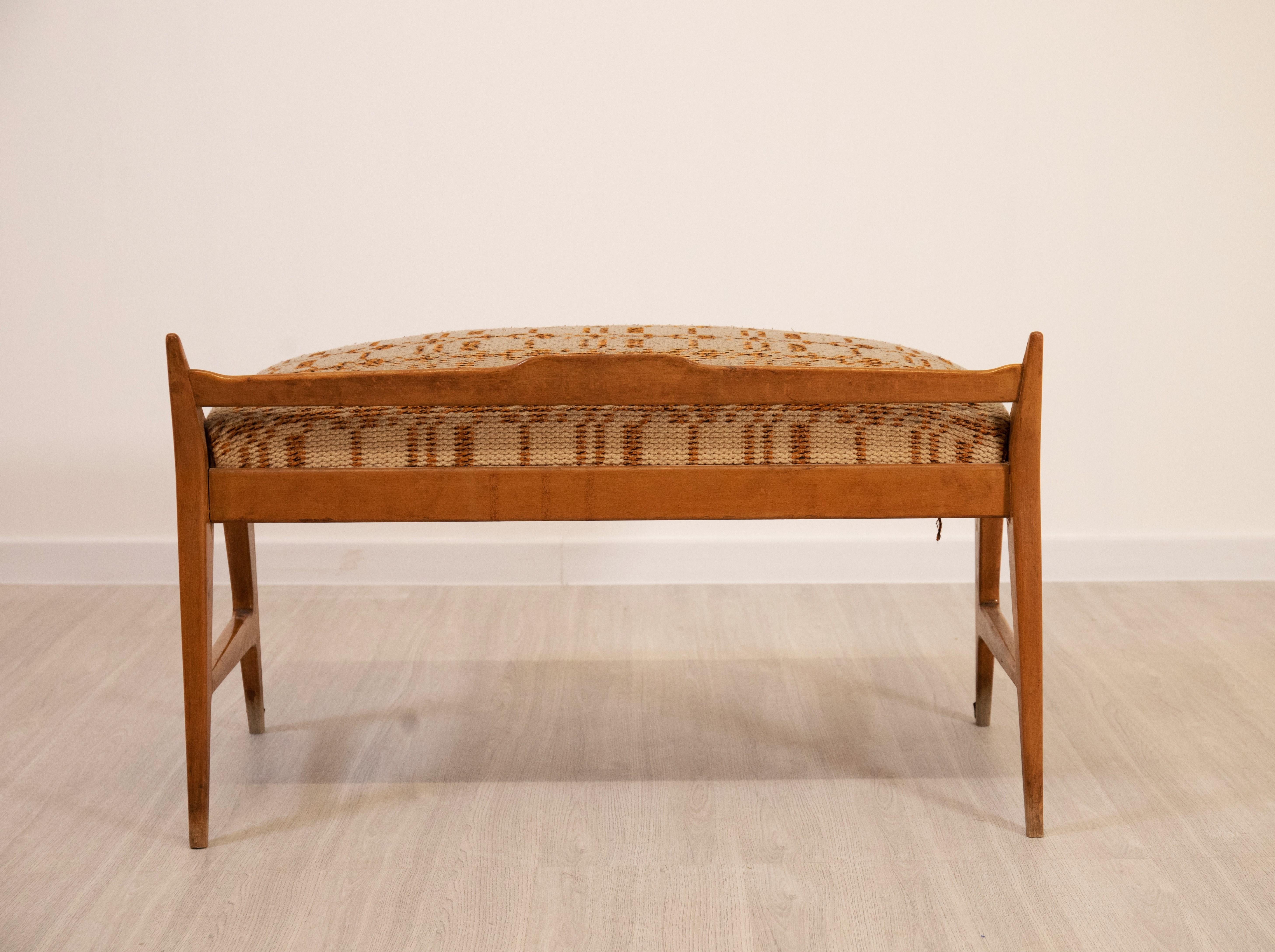Gio Ponti Attr. - Bank 1950 (Stoff) im Angebot