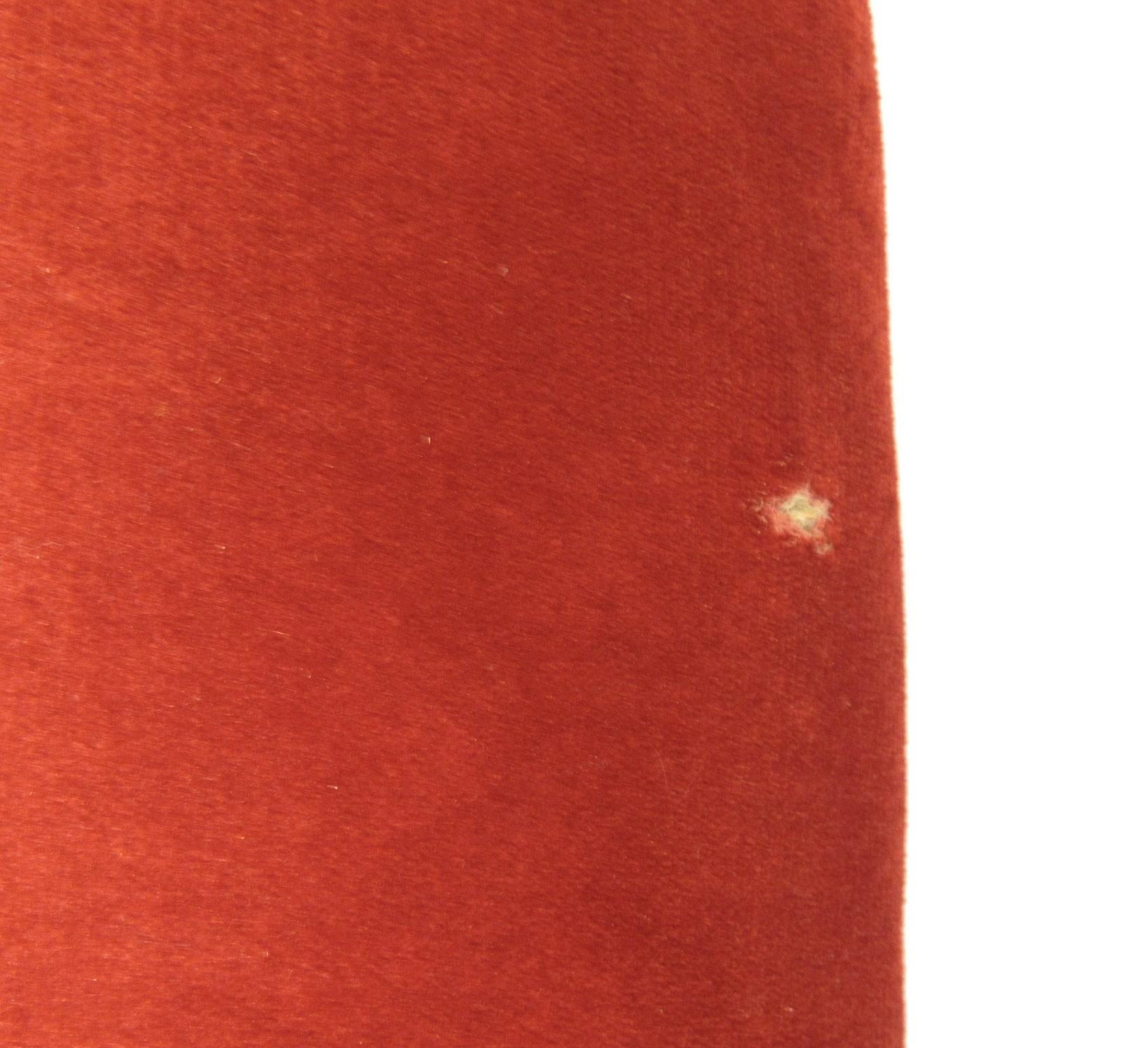 Gio Ponti attr Velvet Loveseat For Sale 2
