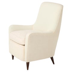 Gio Ponti (Attrib.) Upholstered Lounge Chair, Italy, 1950’s