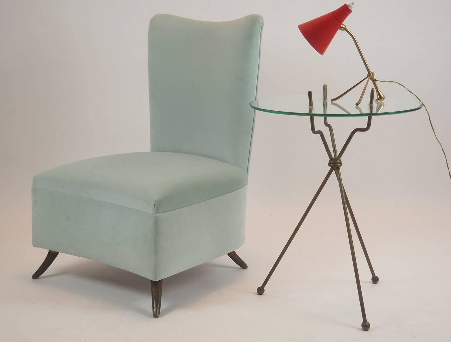 Italian Gio Ponti Attributed Slipping Chair Manufactured by ISA Bergamo, Italy, 1950s