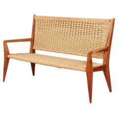 Vintage Gio Ponti Attributed Bench