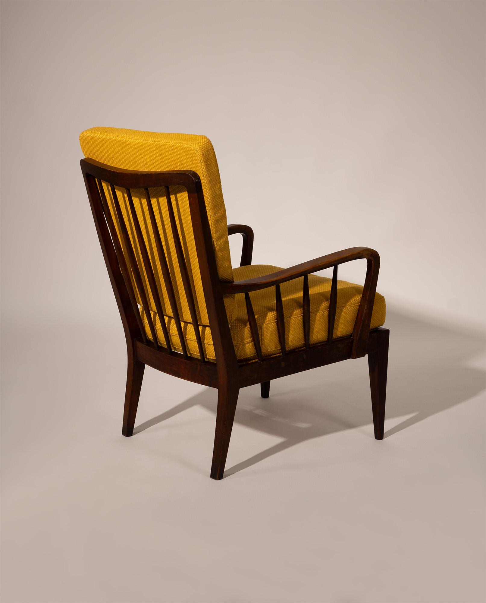 Gio Ponti (atribuido a), Sillón, finales de la década de 1940. Carpintería en venta