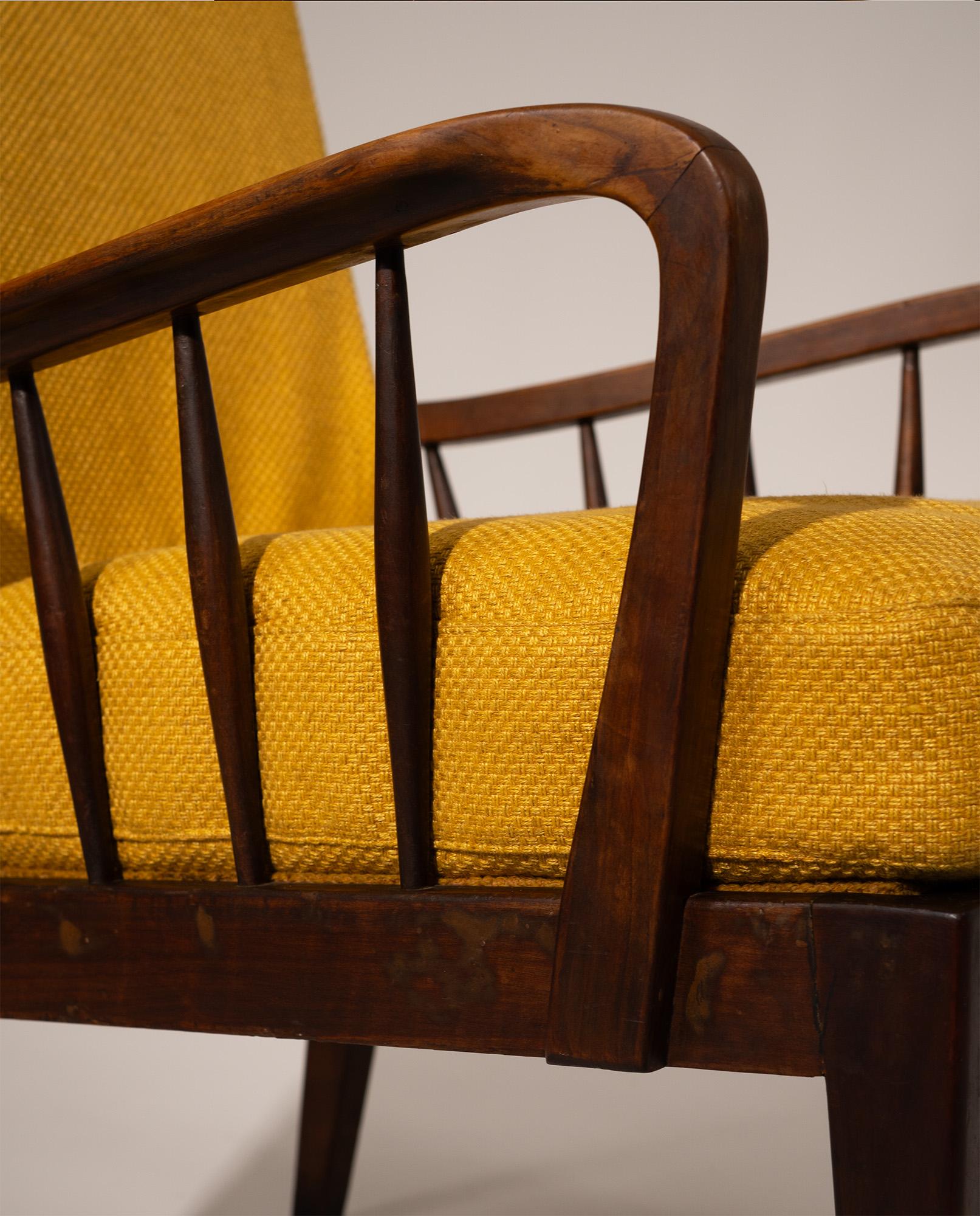Gio Ponti (atribuido a), Sillón, finales de la década de 1940. en Bueno estado para la venta en Kampen, NL