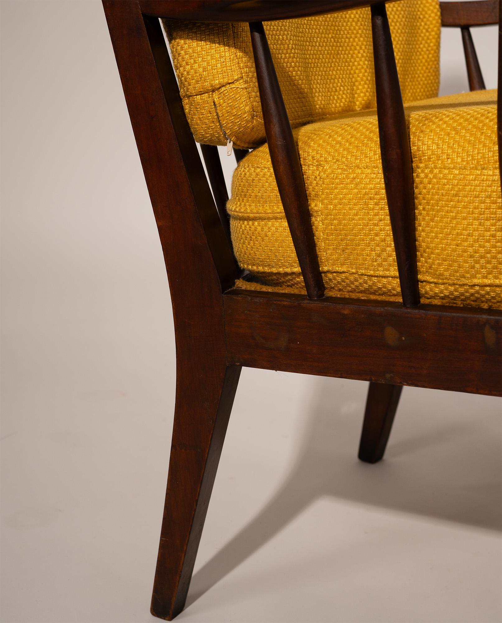 Gio Ponti (attributed to), Pair of Armchairs, late 1940s. For Sale 1