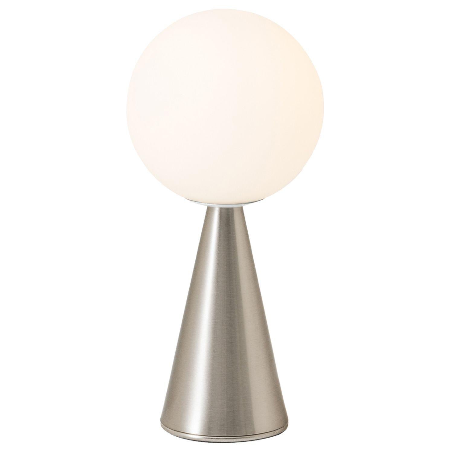 Lampe de table 'Bilia Mini' de Gio Ponti en noir et verre opalin pour Fontana Arte en vente 8