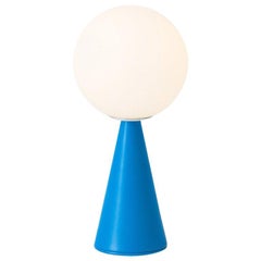 Gio Ponti 'Bilia Mini' Table Lamp in Blue for Fontana Arte