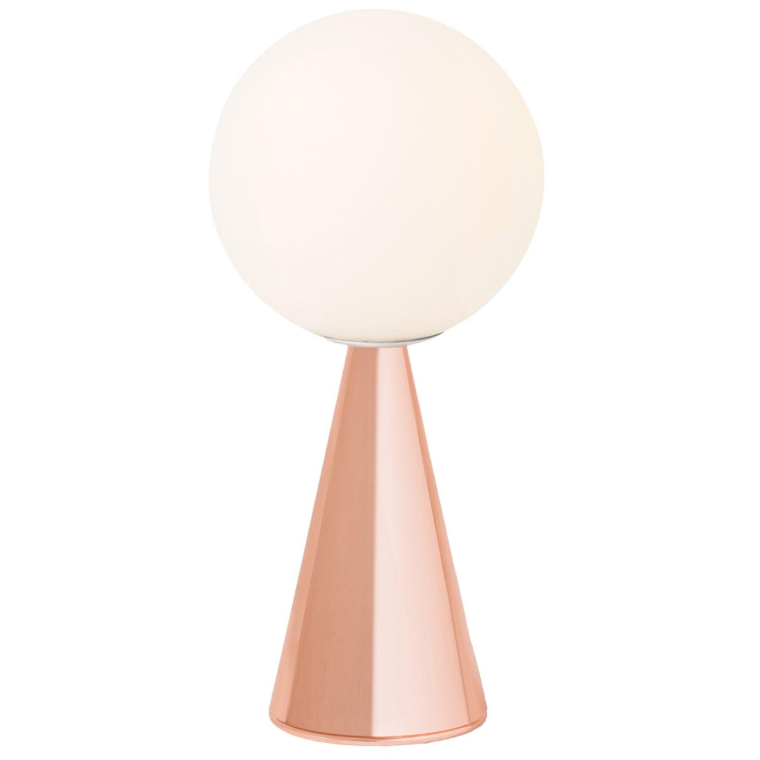 Gio Ponti 'Bilia Mini' Table Lamp in Nickel and Opaline Glass for Fontana Arte For Sale 9