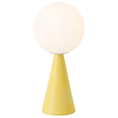 Gio Ponti 'Bilia Mini' Table Lamp in Yellow for Fontana Arte