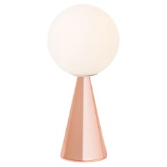 Gio Ponti 'Bilia' Table Lamp in Glossy Copper for Fontana Arte