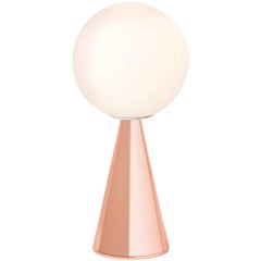 Gio Ponti 'Bilia' Table Lamp in Pink for Fontana Arte