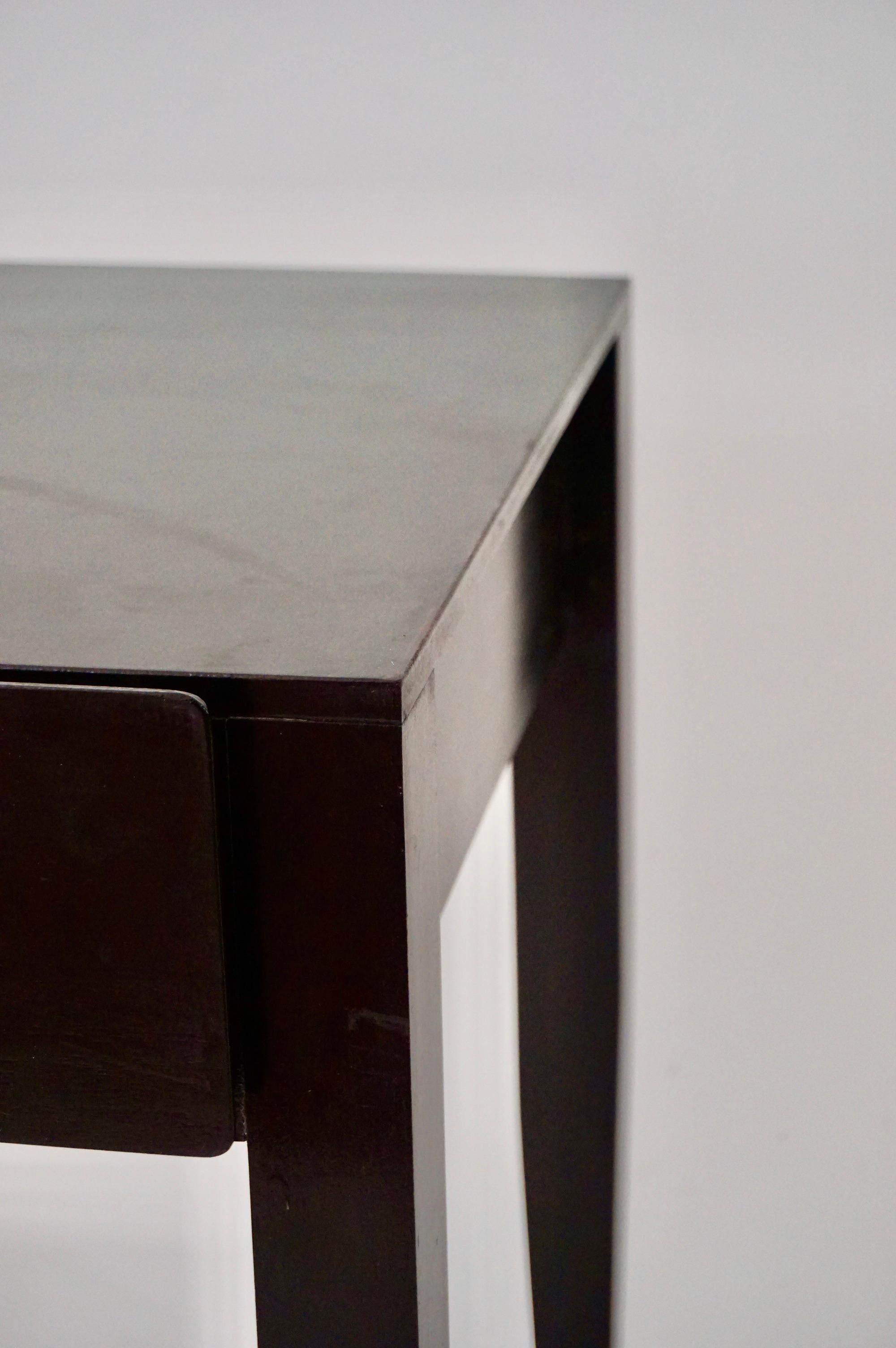 Gio Ponti black lacquered console vanity table  from Hotel Royal, 1955 For Sale 4