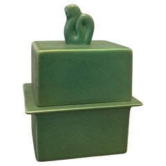 Antique Gio’ Ponti Box Ceramic 1927 Italy 