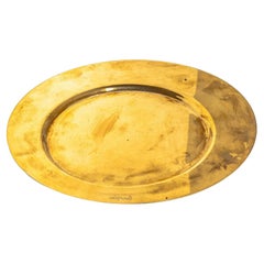 Gio Ponti Brass Plate by Cleto Munari
