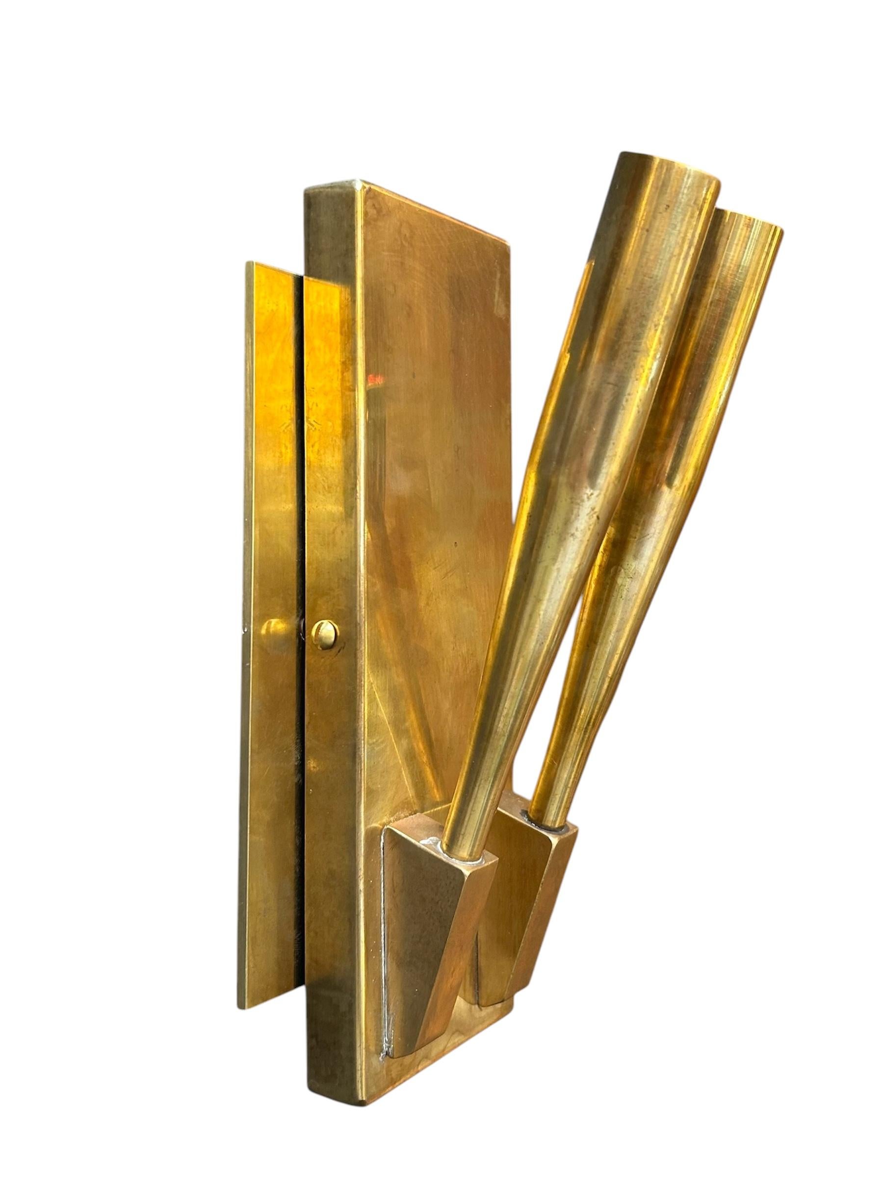 Lámparas de latón Gio Ponti Italiano en venta