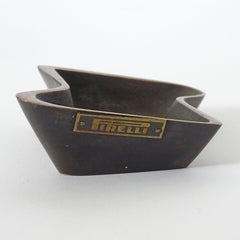Gio Ponti Bronze Ashtray for Pirelli, Italy, 1960s