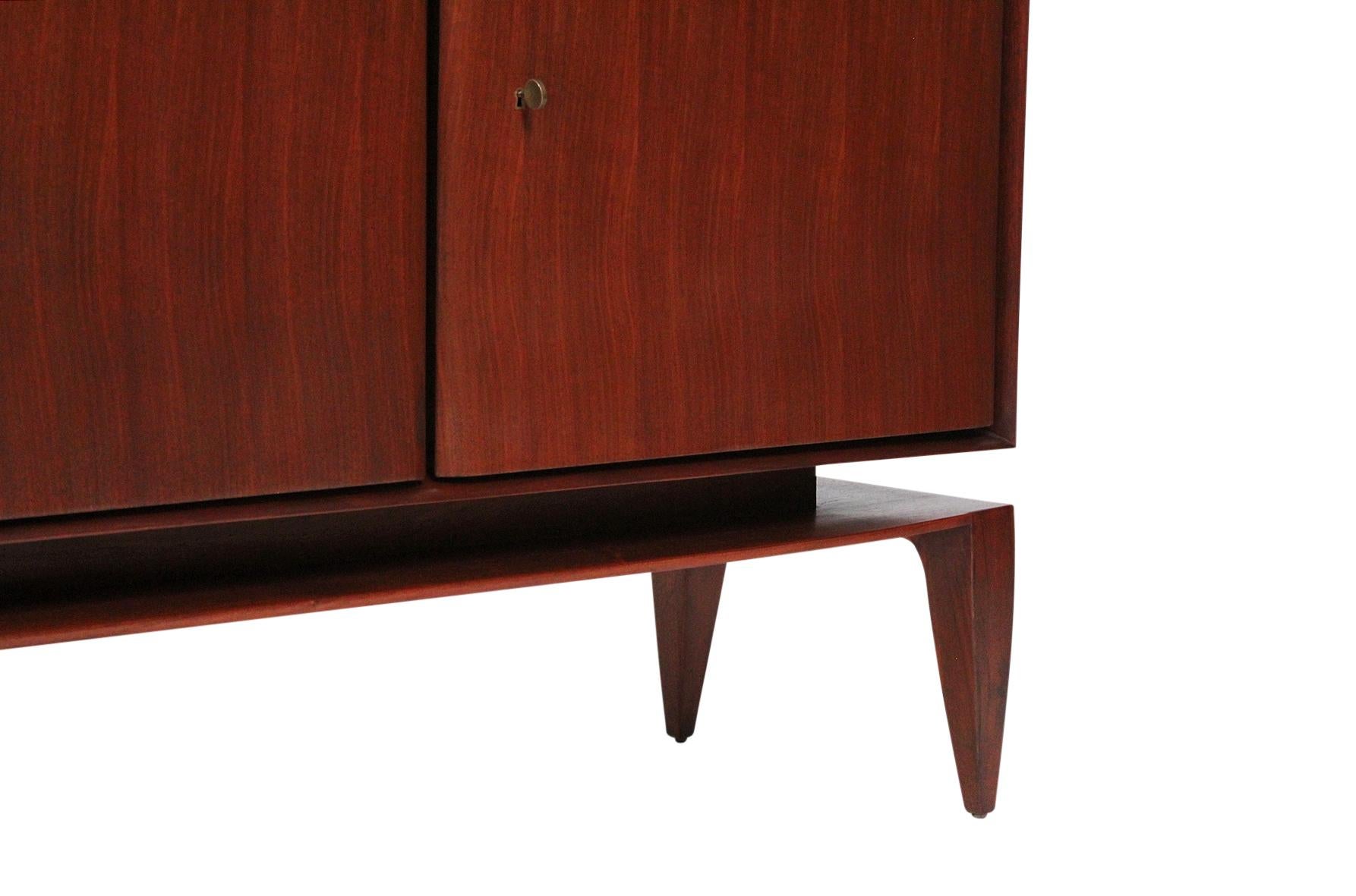 Mahogany Gio Ponti Cabinet for Singer and Sons
